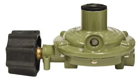 MEGR-230-1618 – AP PRODUCTS Propane Regulator, QCC Type 1 Inlet x 3/8 Inch FNPT Outlet With 90 Degree Vent Single Sta...
